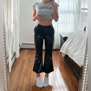 ASOS Design faux leather pants. Petite.